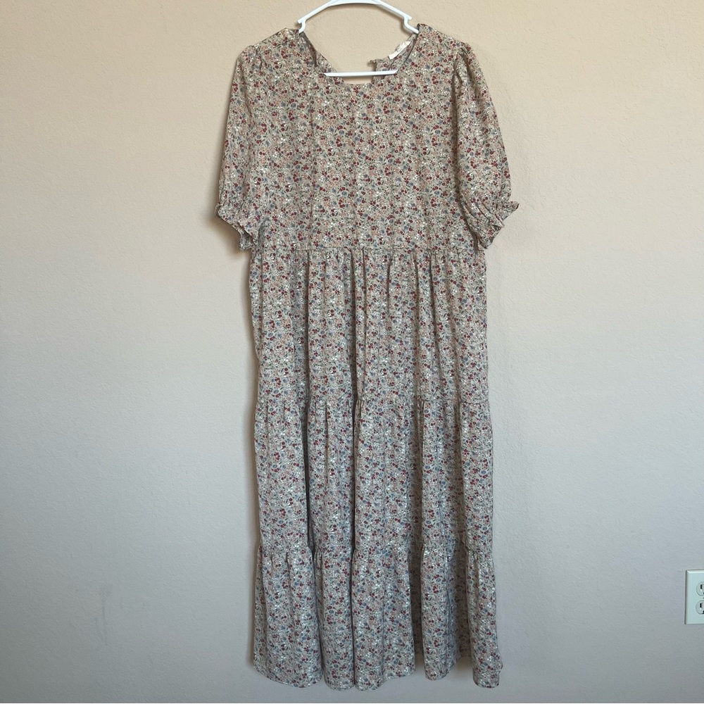 Floral Maternity Maxi Dress